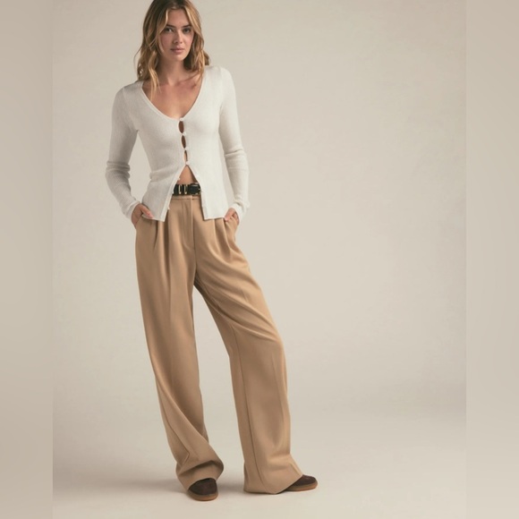 Favorite Daughter THE‎ FAVORITE PANT Pleated Wide leg Sz 10